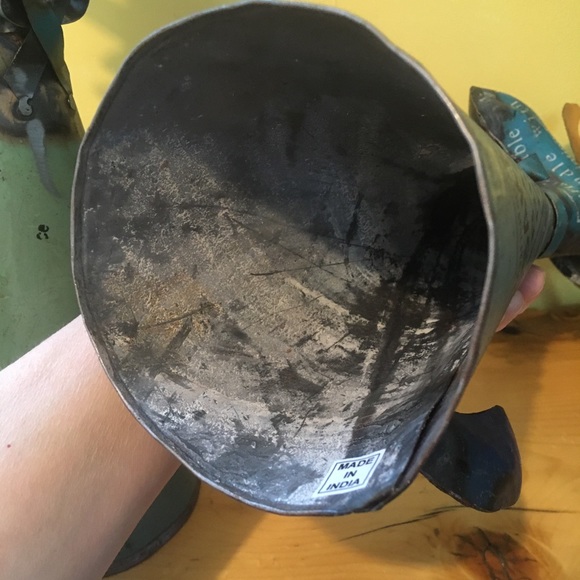 Rustic candleholders reclaimed oil drums unique - Picture 7 of 8